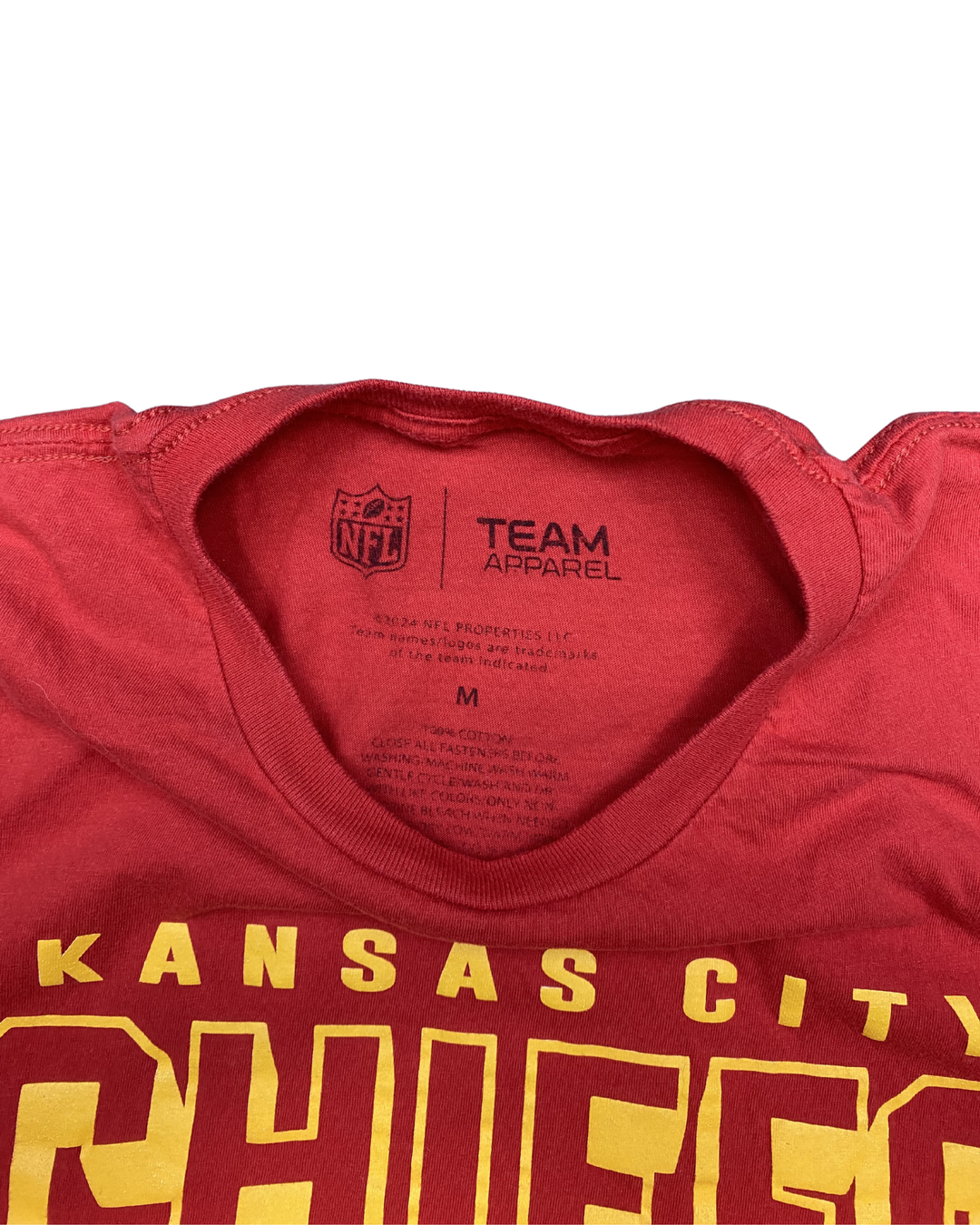 NFL Team Apparel Kansas City Chiefs Graphic T-Shirt (Medium)