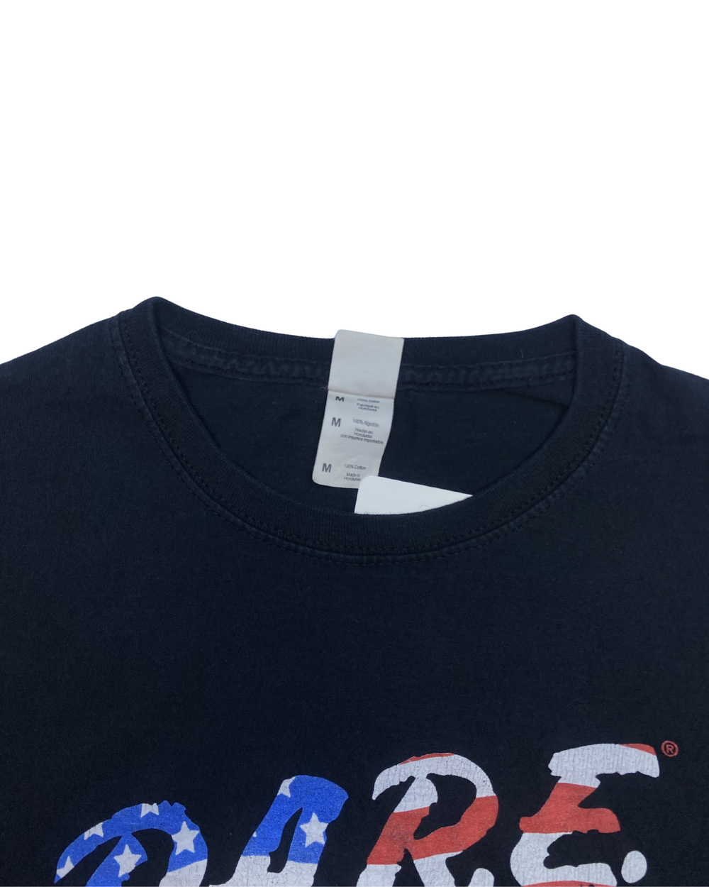D.A.R.E. American Flag Graphic T-Shirt (Medium)