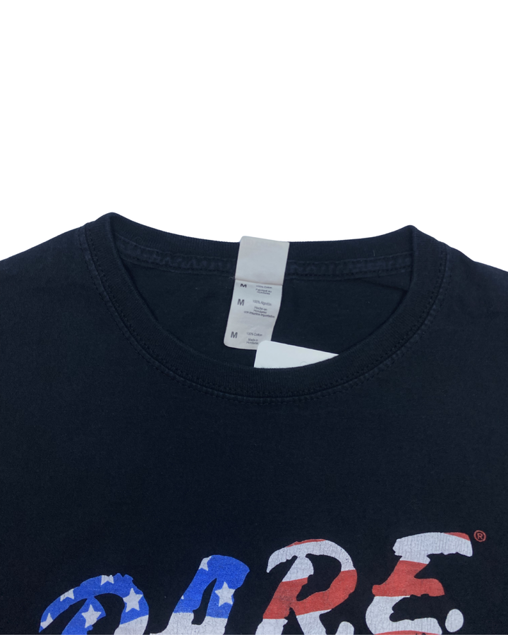 D.A.R.E. American Flag Graphic T-Shirt (Medium)