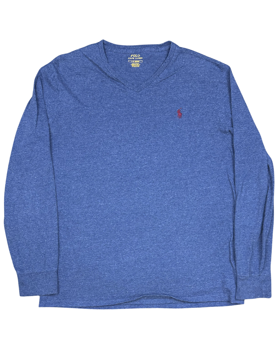 Polo Ralph Lauren V-Neck Long Sleeve T-Shirt (Large)
