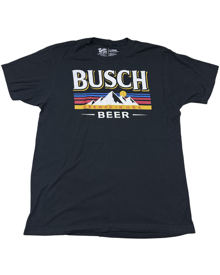 Busch Beer Brewed in USA Graphic T-Shirt (large)