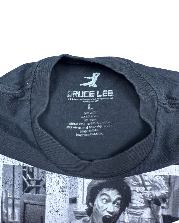 Bruce Lee Photo Graphic T-Shirt (Large)