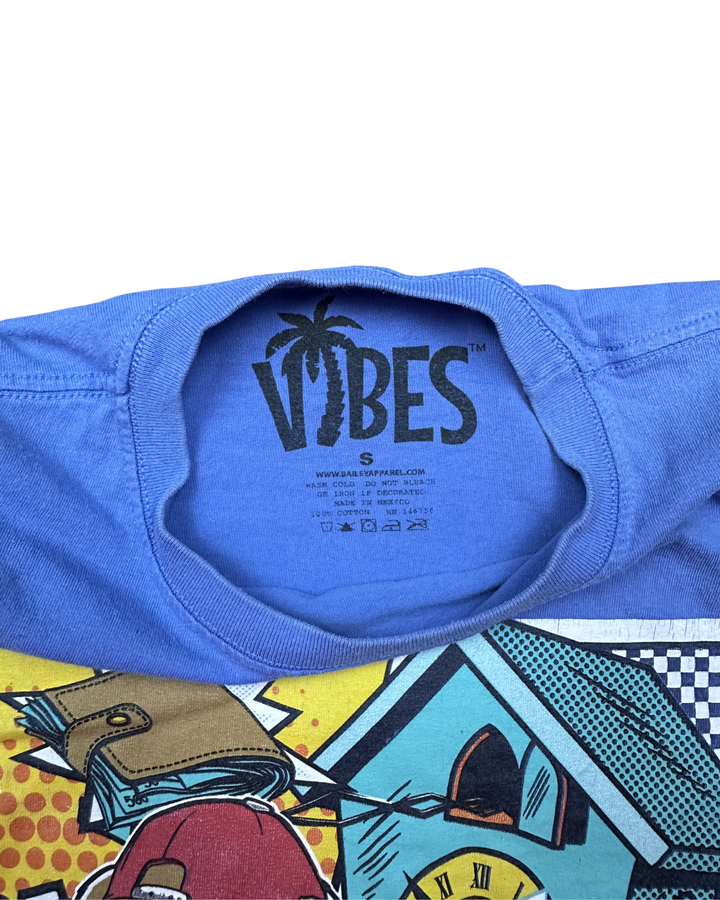 VIBES Legendary Hustle Bear Graphic T-Shirt (Small)