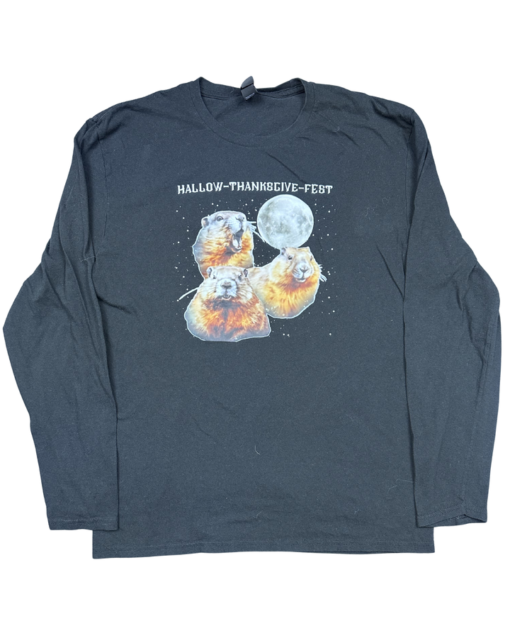 Hallow-Thanksgivefest Dathouse Graphic Long Sleeve T-Shirt (XL)