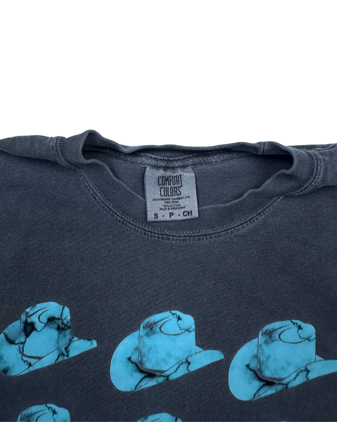 Comfort Colors Cowboy Hats Graphic T-Shirt (Small)
