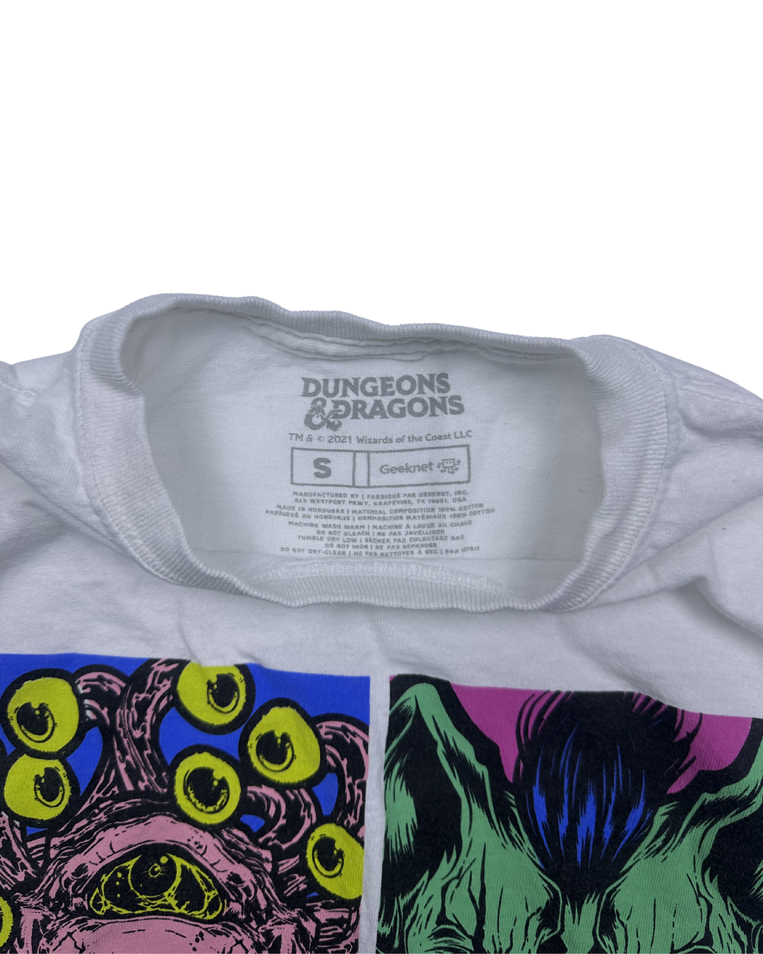 Dungeons & Dragons Monsters Graphic T-Shirt (small)