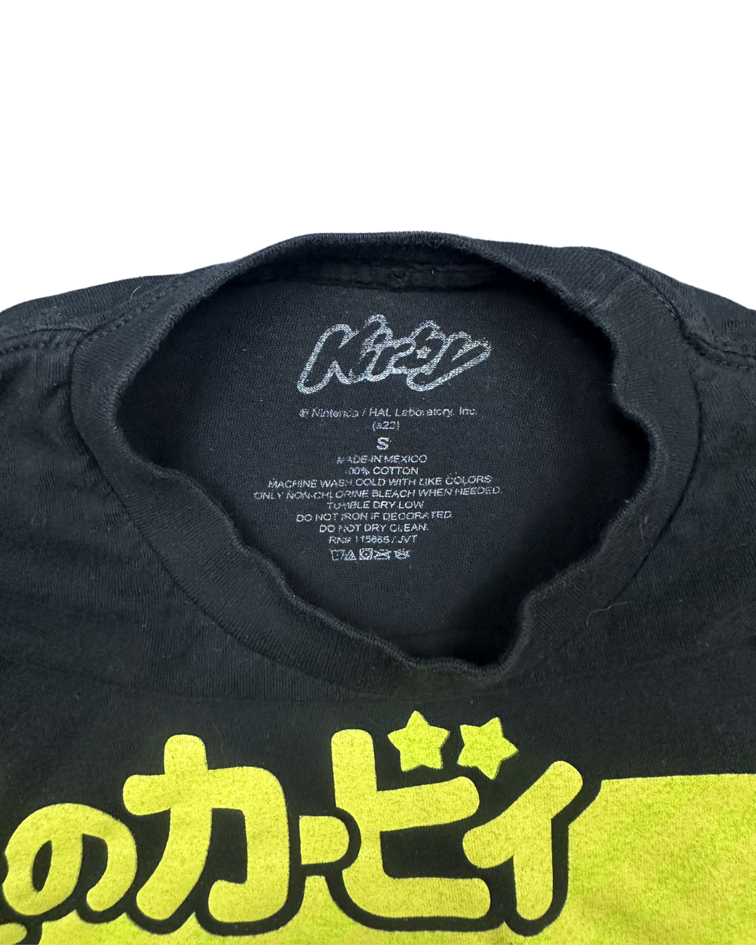 Nintendo Kirby Warp Star Japanese Graphic T-Shirt (Small)