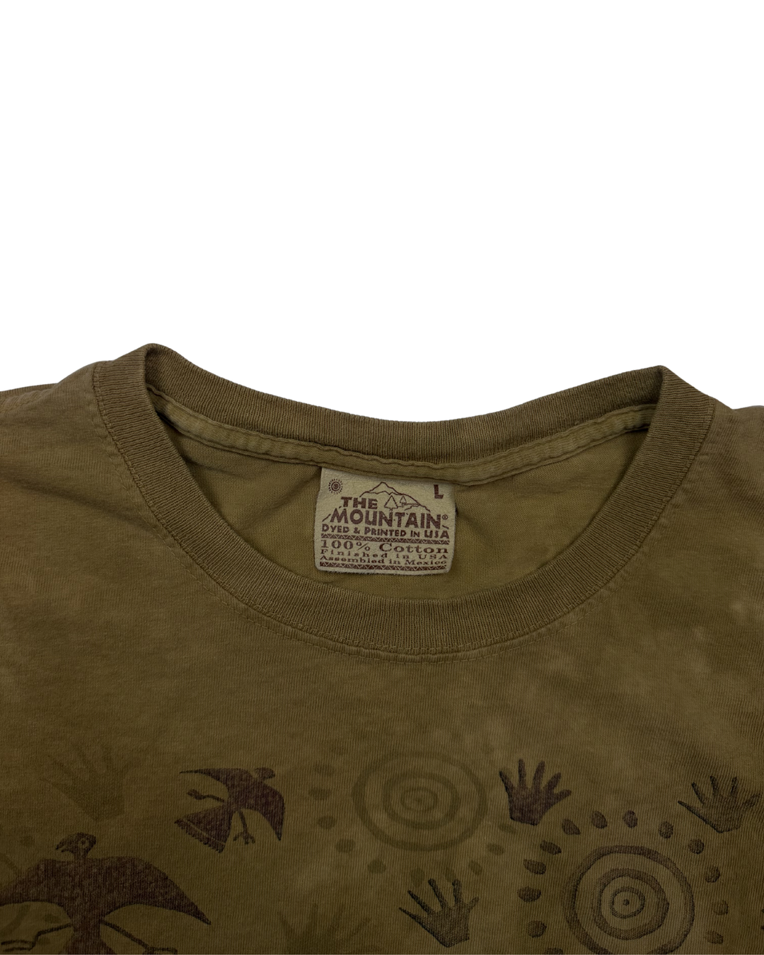The Mountain Native American Petroglyphs Graphic T-Shirt (large)