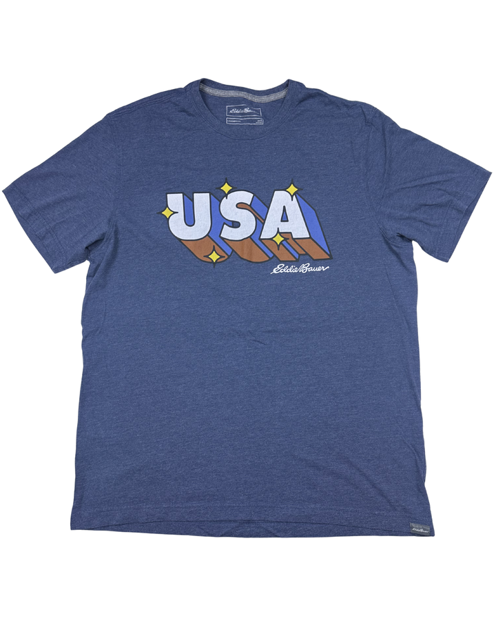 Eddie Bauer USA Graphic T-Shirt (large)