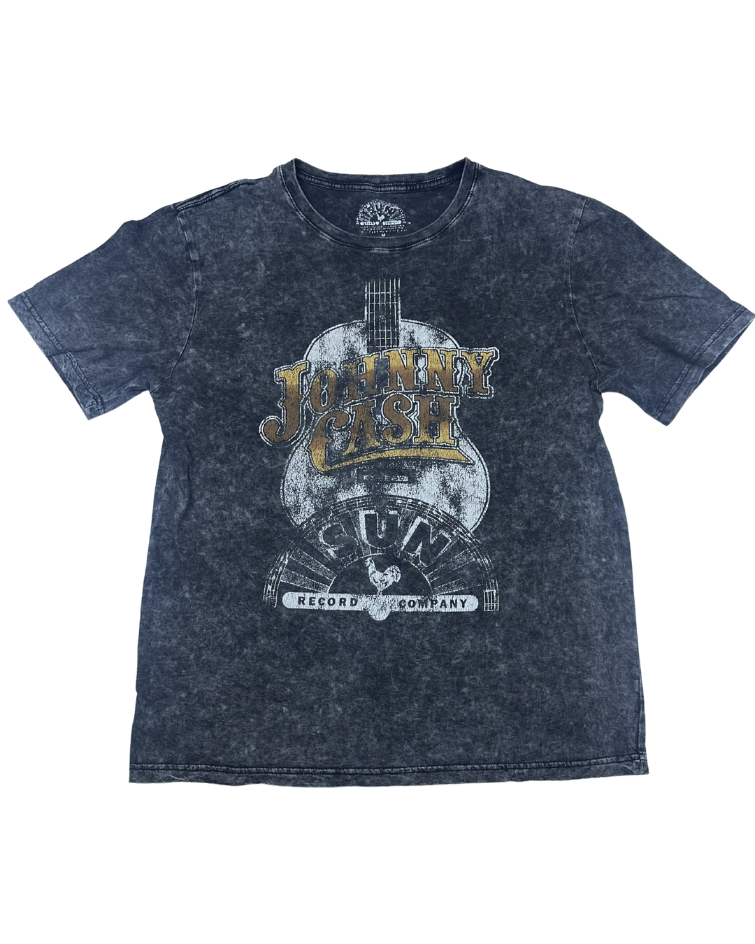 Johnny Cash Sun Record Company Graphic T-Shirt (Medium)