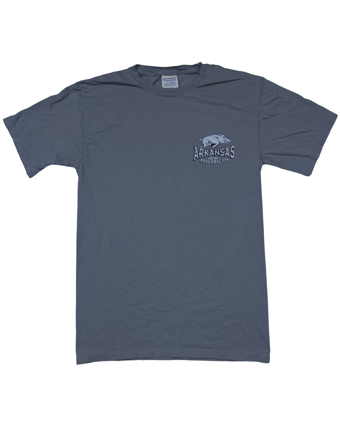 Comfort Wash Arkansas Razorbacks Graphic T-Shirt (Small)