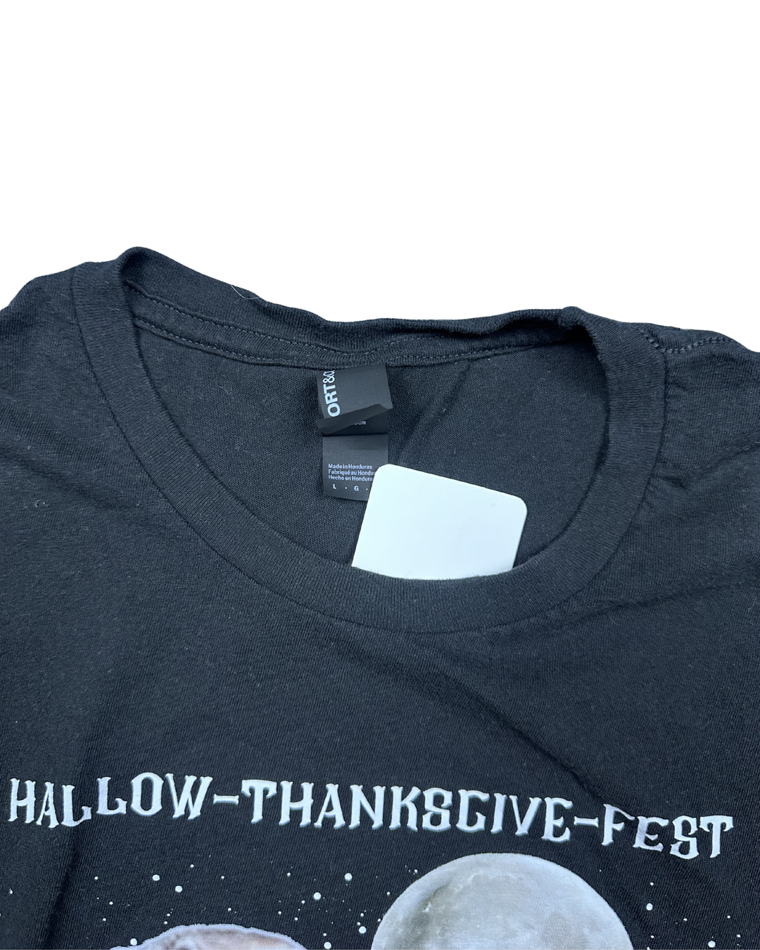 Hallow-Thanksgivefest Dathouse Graphic Long Sleeve T-Shirt (XL) - Tag