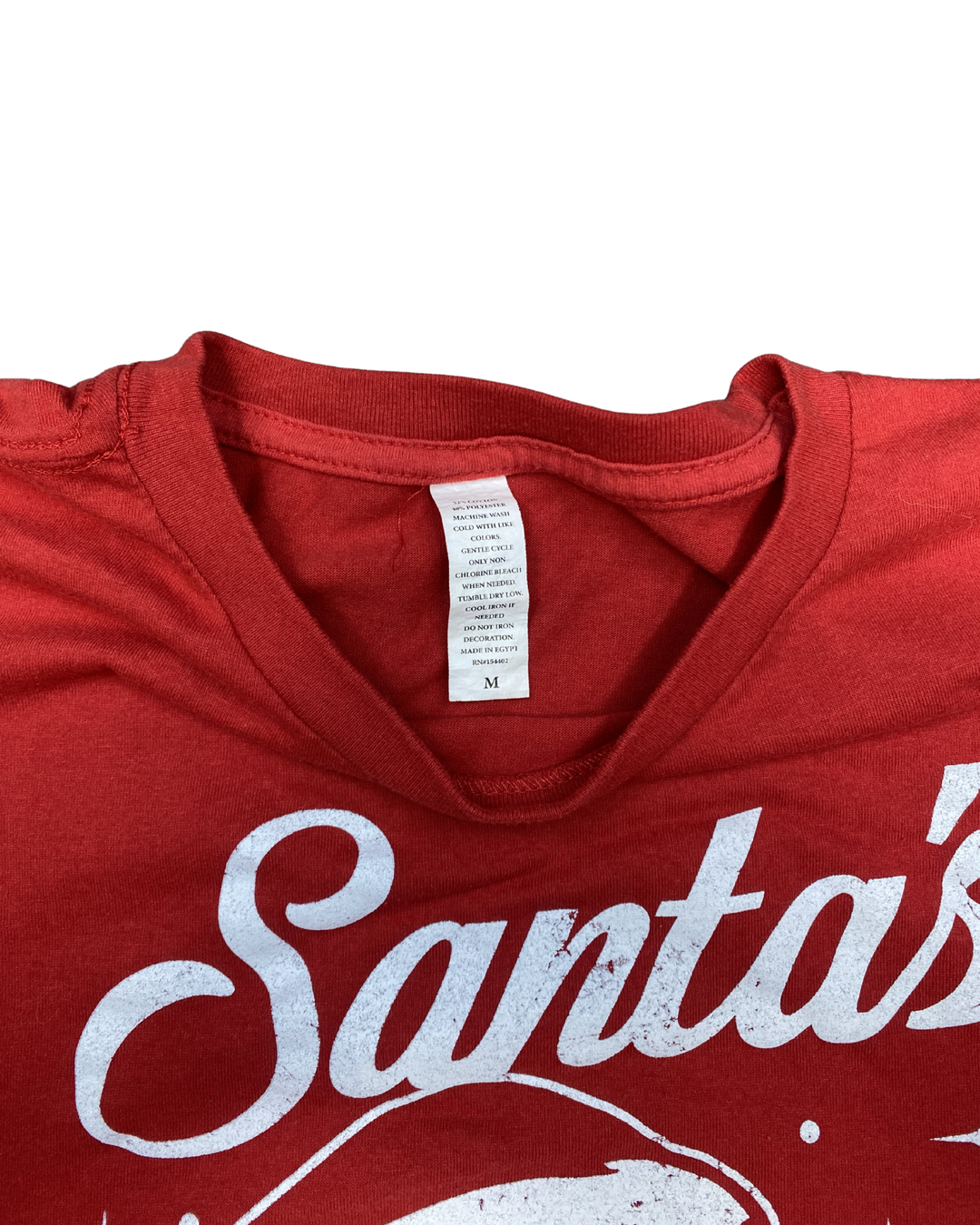 Santa's Favorite Christmas Graphic T-Shirt (Medium)