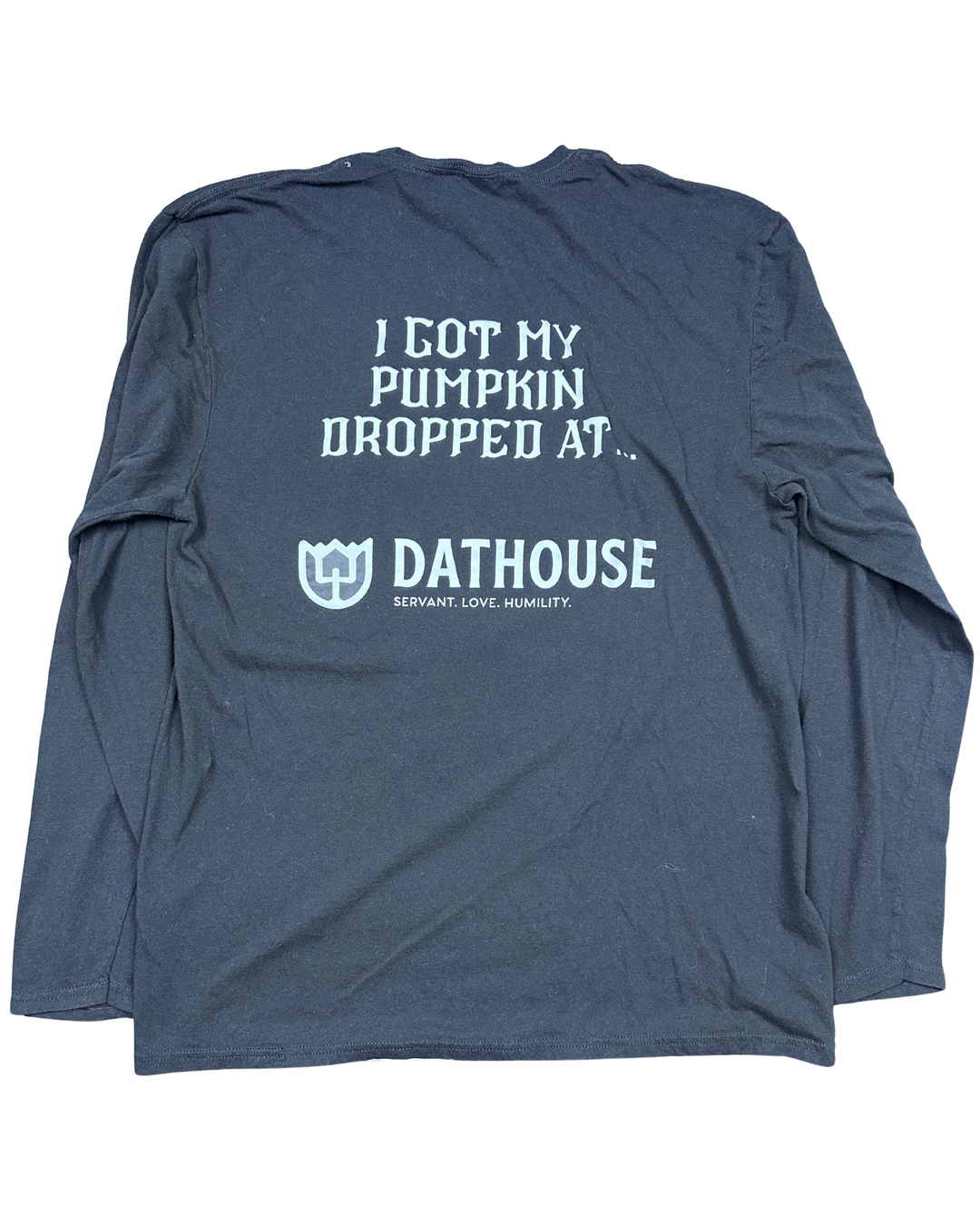 Hallow-Thanksgivefest Dathouse Graphic Long Sleeve T-Shirt (XL) - Back