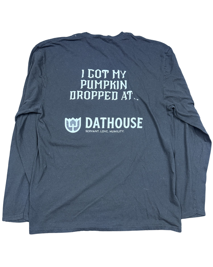 Hallow-Thanksgivefest Dathouse Graphic Long Sleeve T-Shirt (XL) - Back