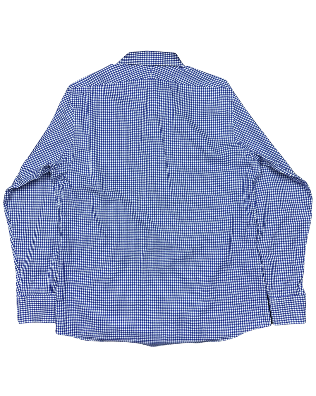 Brooks Brothers Regent Blue/White Gingham Button-Down Long Sleeve Shirt