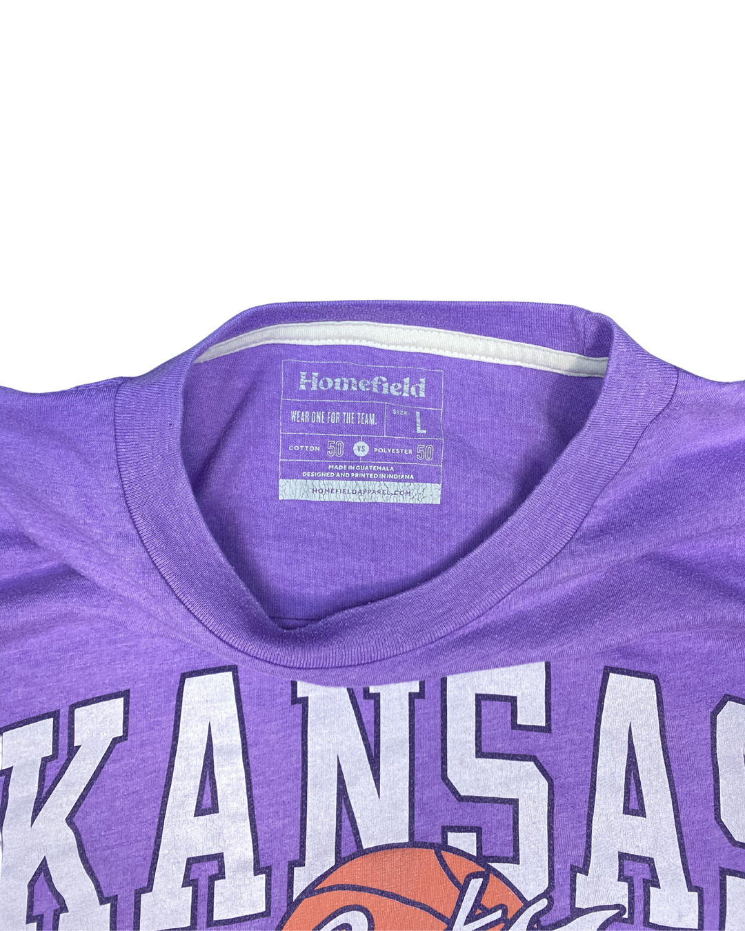 Kansas State Wildcats Basketball Graphic T-Shirt (Medium)