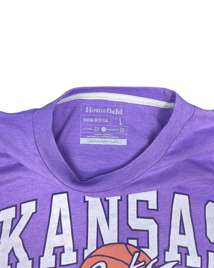 Kansas State Wildcats Basketball Graphic T-Shirt (Medium)