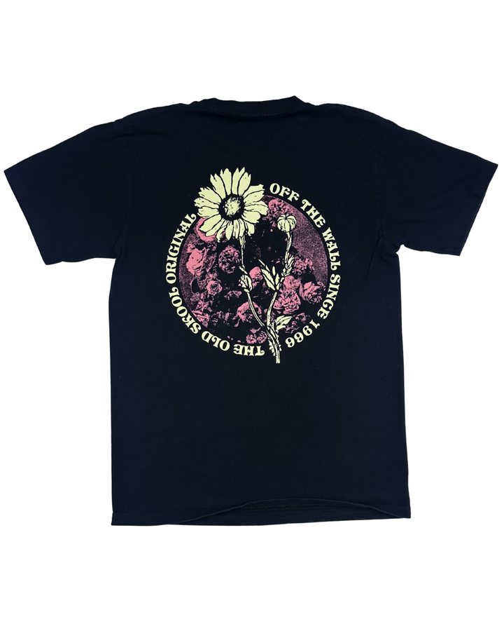 Vans Off The Wall Old Skool Original Flower Graphic T-Shirt (Medium)