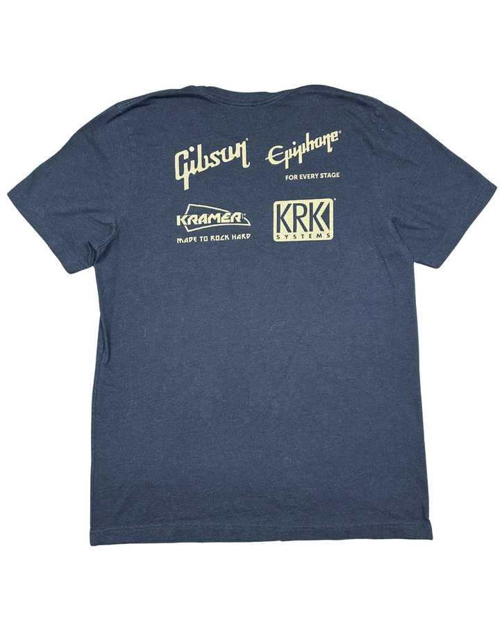 Gibson Guitar Brand Graphic T-Shirt - Back