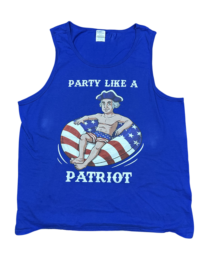 Port & Company Party Like a Patriot Tank Top (XL)