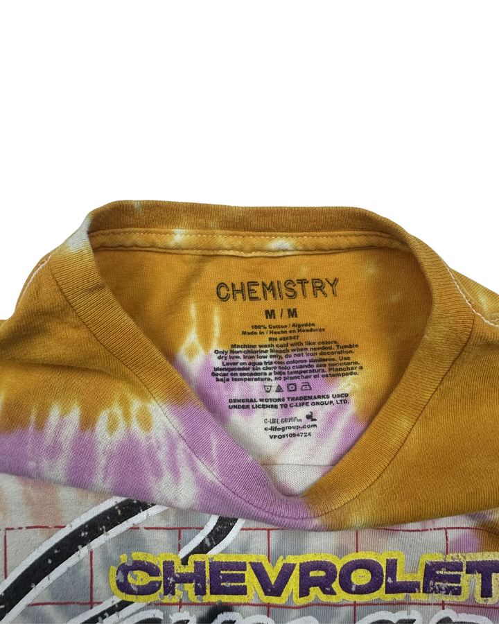 Chevrolet Camaro 1969 American Classic Tie-Dye Graphic T-Shirt (Medium)