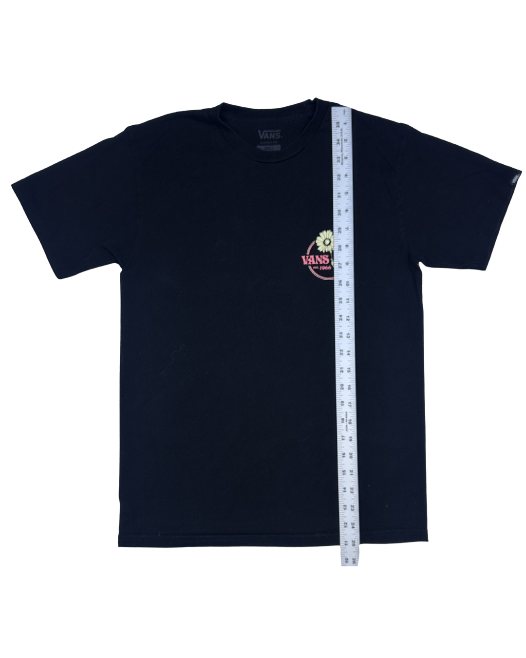 Vans Off The Wall Old Skool Original Flower Graphic T-Shirt (Medium)