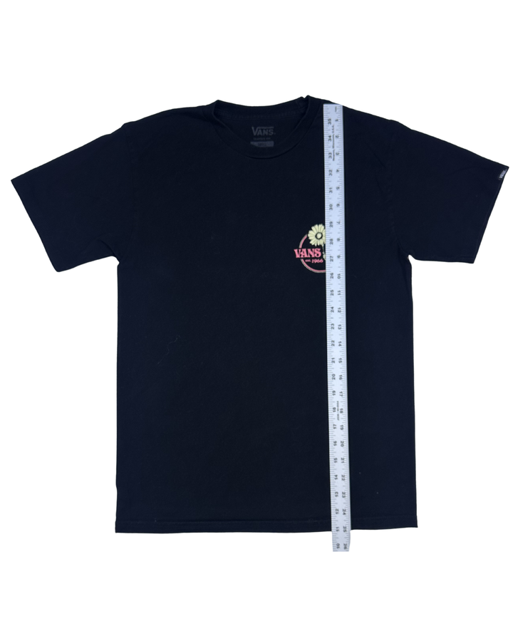 Vans Off The Wall Old Skool Original Flower Graphic T-Shirt (Medium)