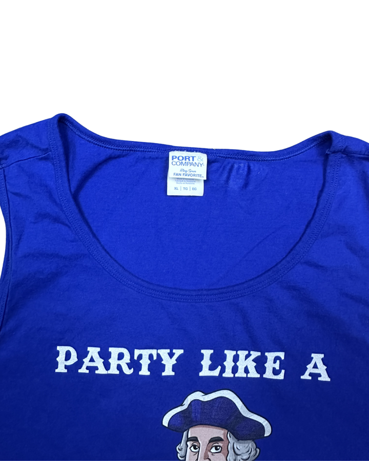 Port & Company Party Like a Patriot Tank Top (XL)