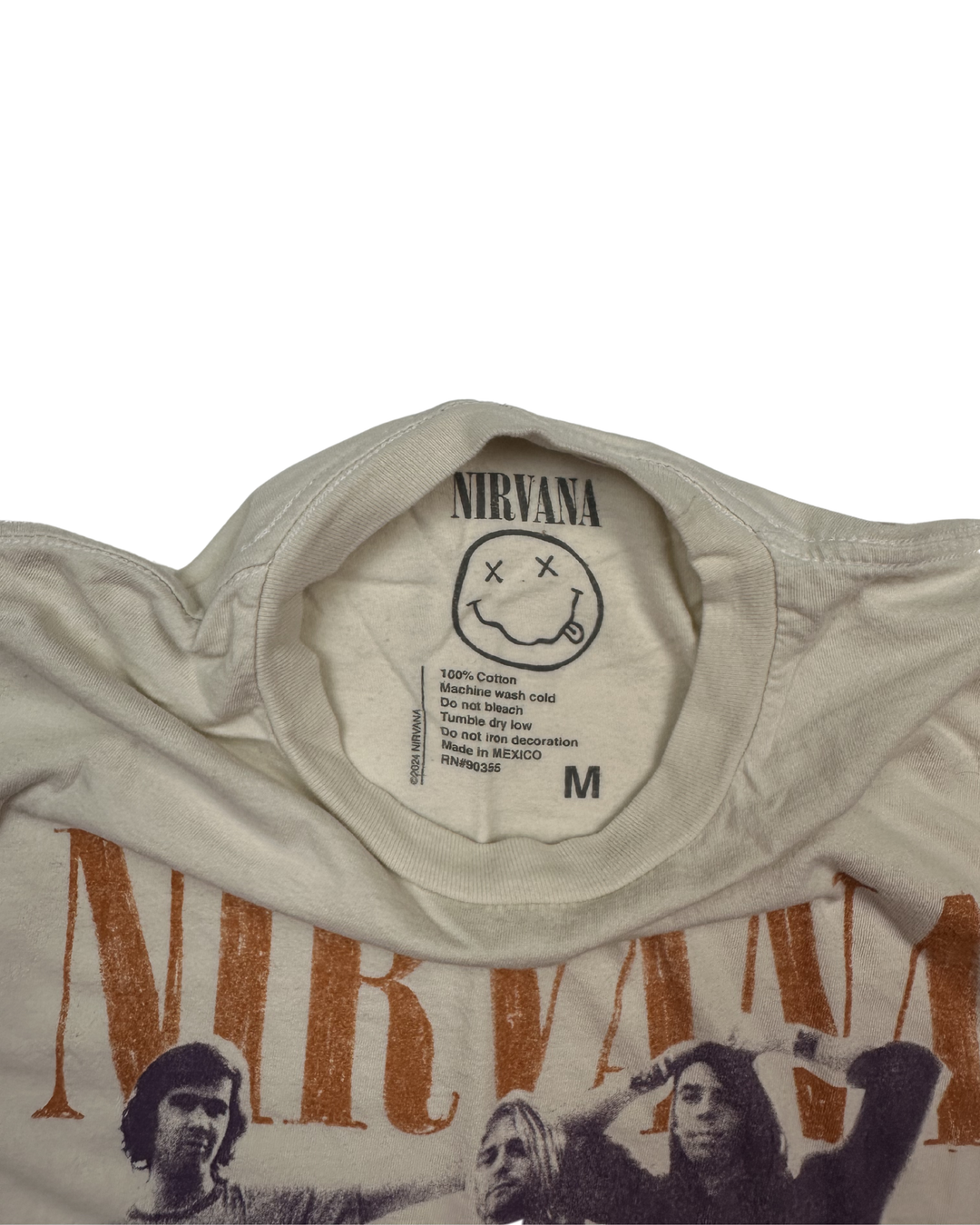 Nirvana Nevermind Band Photo T-Shirt (medium)