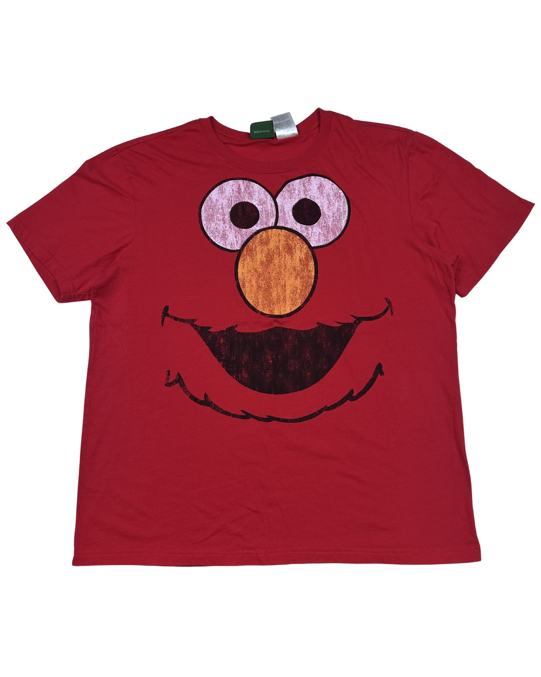 Sesame Street Elmo Face Graphic T-Shirt (Large)
