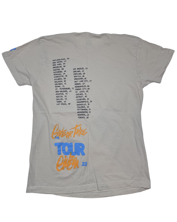 Giveon Give or Take Tour Graphic T-Shirt (medium)