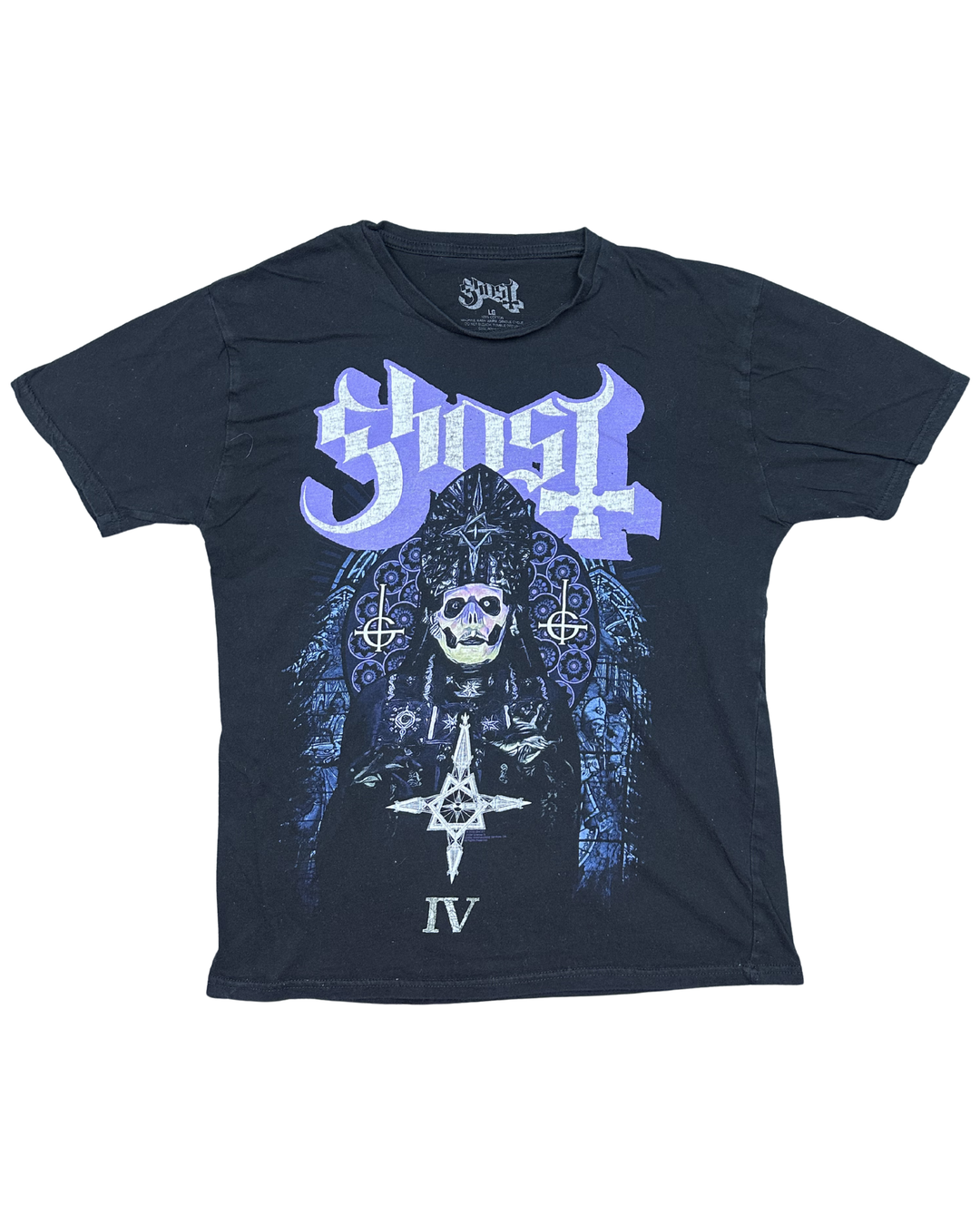 Ghost IV Papa Emeritus Band Graphic T-Shirt (Large)