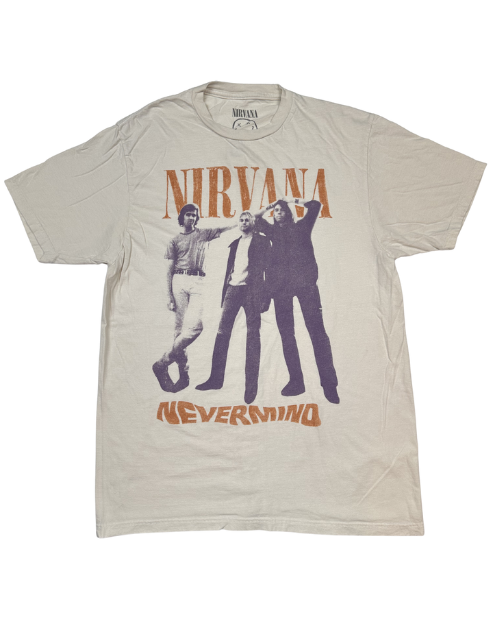 Nirvana Nevermind Band Photo T-Shirt (medium)