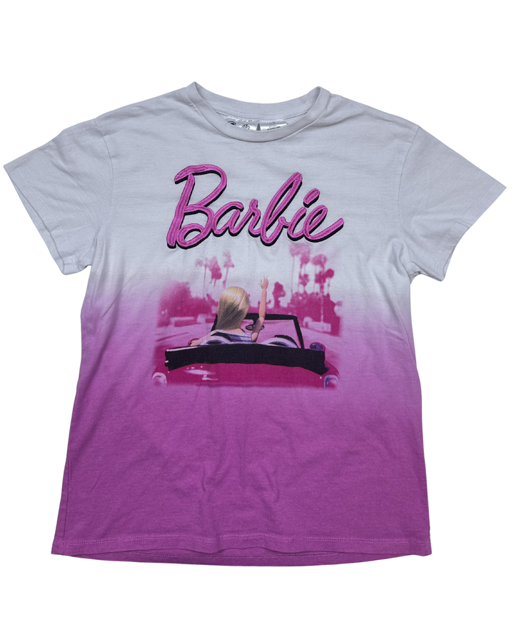 Barbie Convertible Car Pink Ombre T-Shirt (XS)