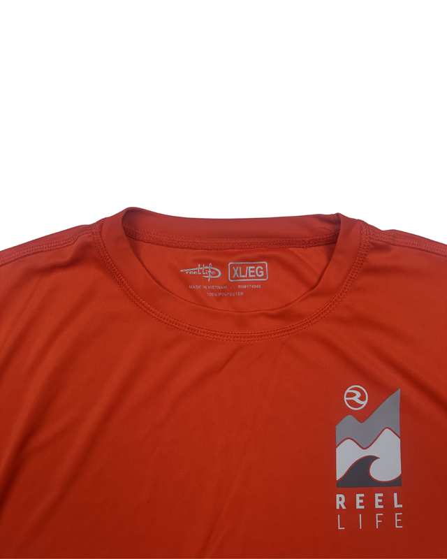 Reel Life Long Sleeve Performance Fishing T-Shirt (XL)