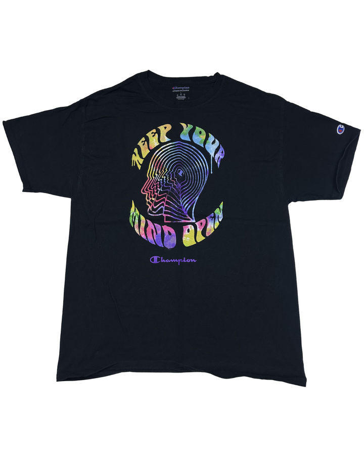 Champion Keep Your Mind Open Graphic T-Shirt (large)