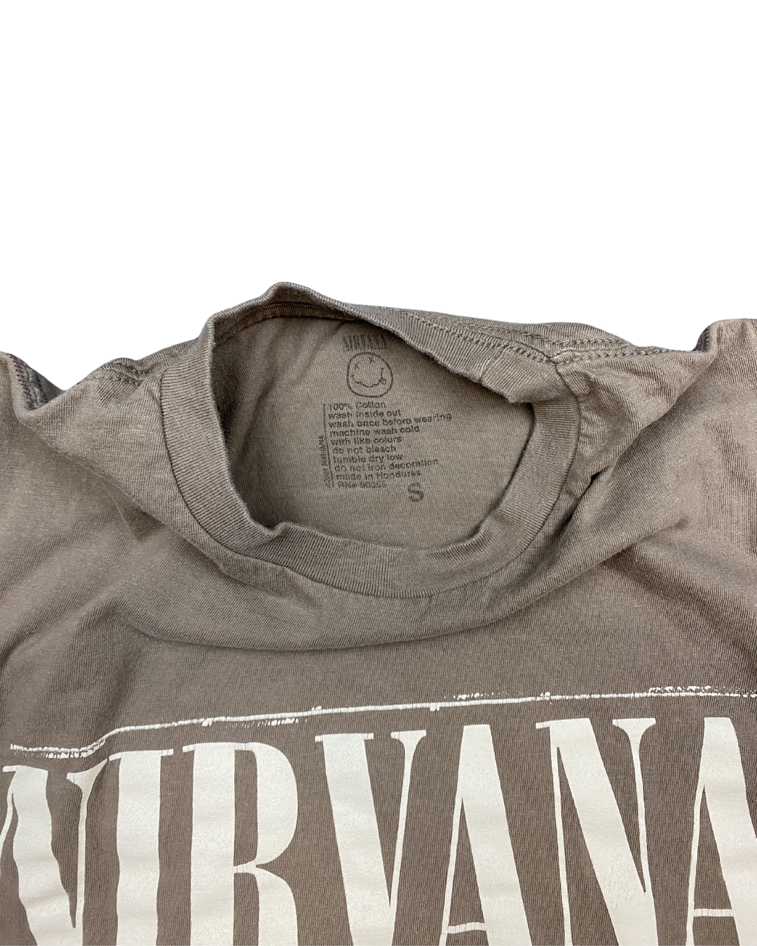 Nirvana Smiley Face Logo T-Shirt (Small)