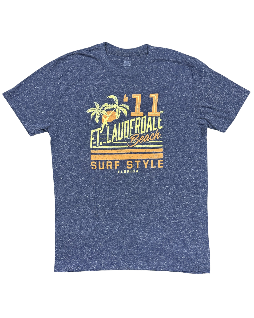 Ft. Lauderdale Beach Surf Style Graphic T-Shirt (Large)