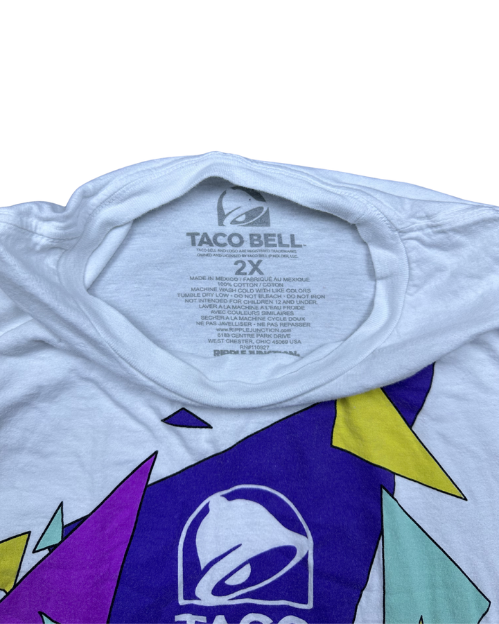 Taco Bell Geometric Graphic T-Shirt (2XL)