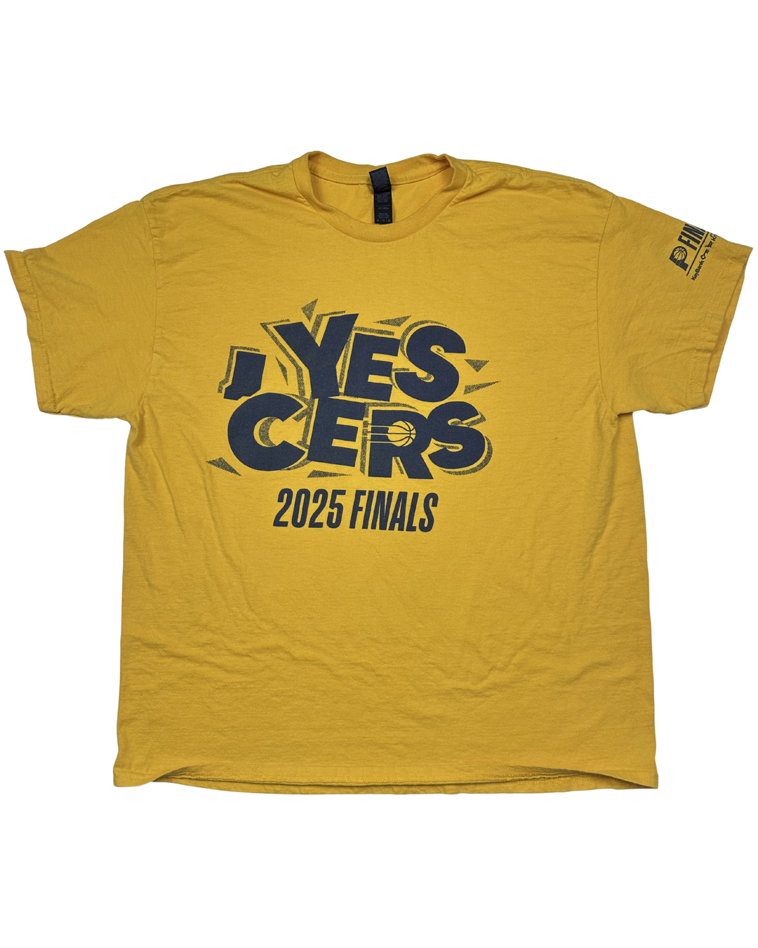 Indiana Pacers Yescers 2025 Finals Graphic T-Shirt (Large)
