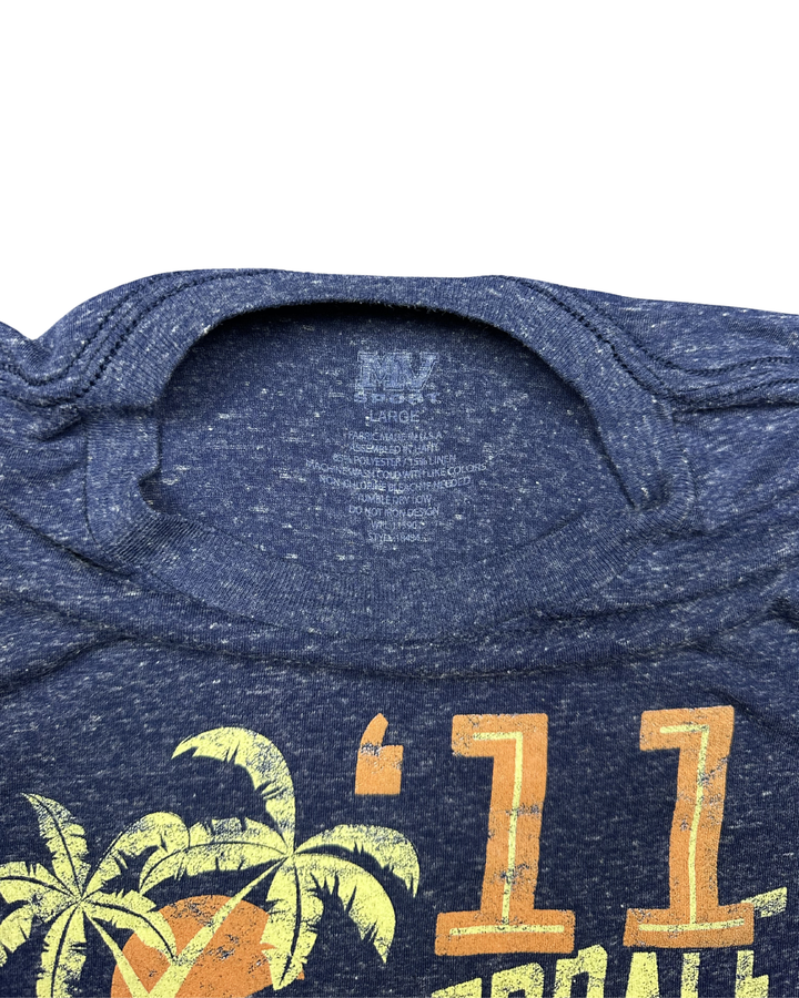 Ft. Lauderdale Beach Surf Style Graphic T-Shirt (Large)