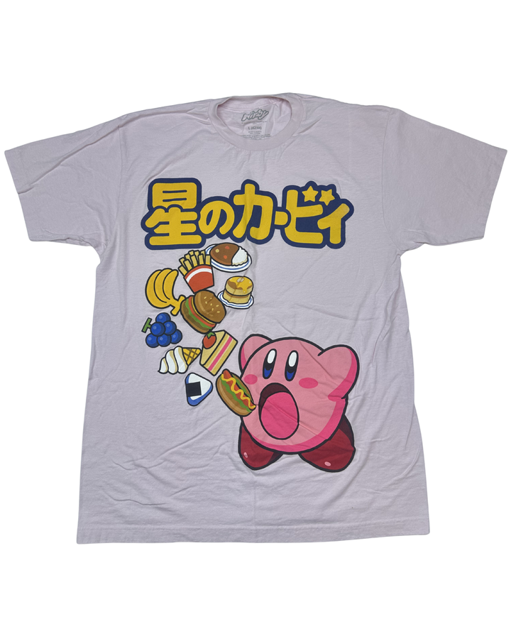 Kirby Japanese Graphic T-Shirt (large)