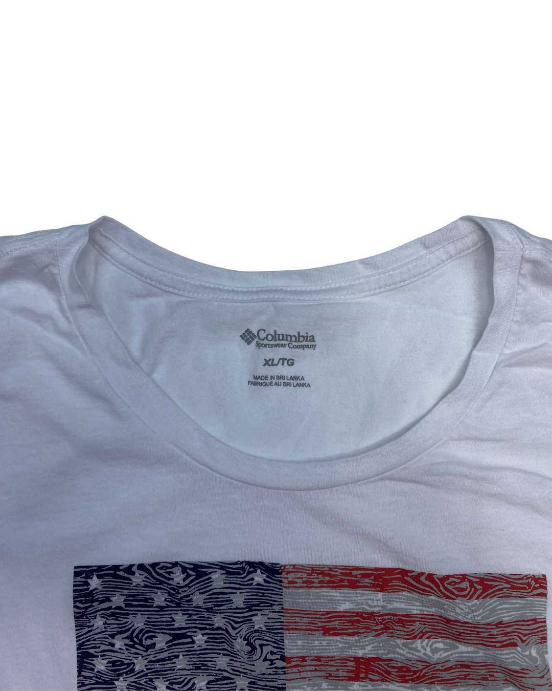 Columbia American Flag Women's Graphic T-Shirt (XL)