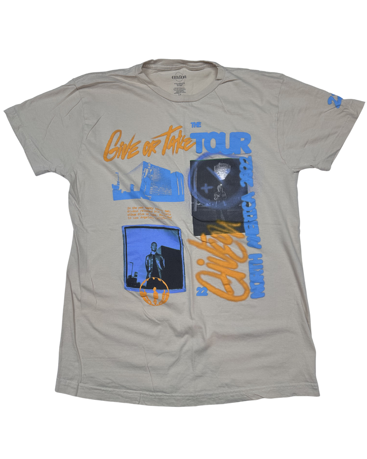 Giveon Give or Take Tour Graphic T-Shirt (medium)