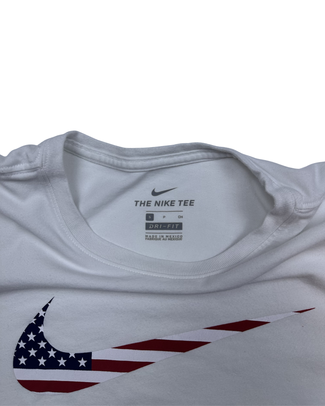 Nike USA American Flag Swoosh Dri-FIT T-Shirt (small)