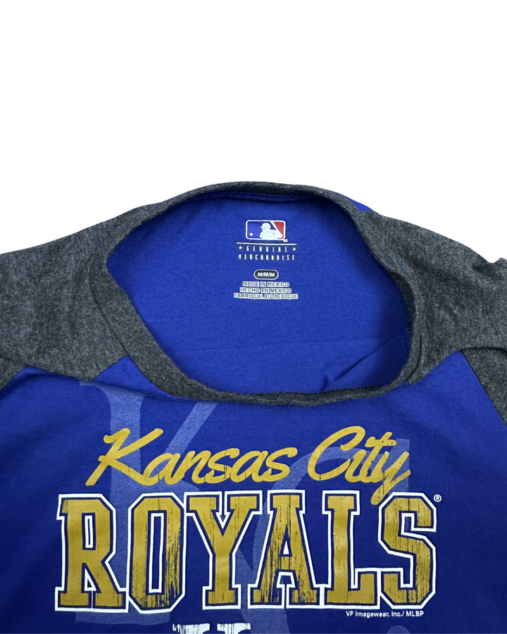 MLB Kansas City Royals Raglan T-Shirt (Medium)