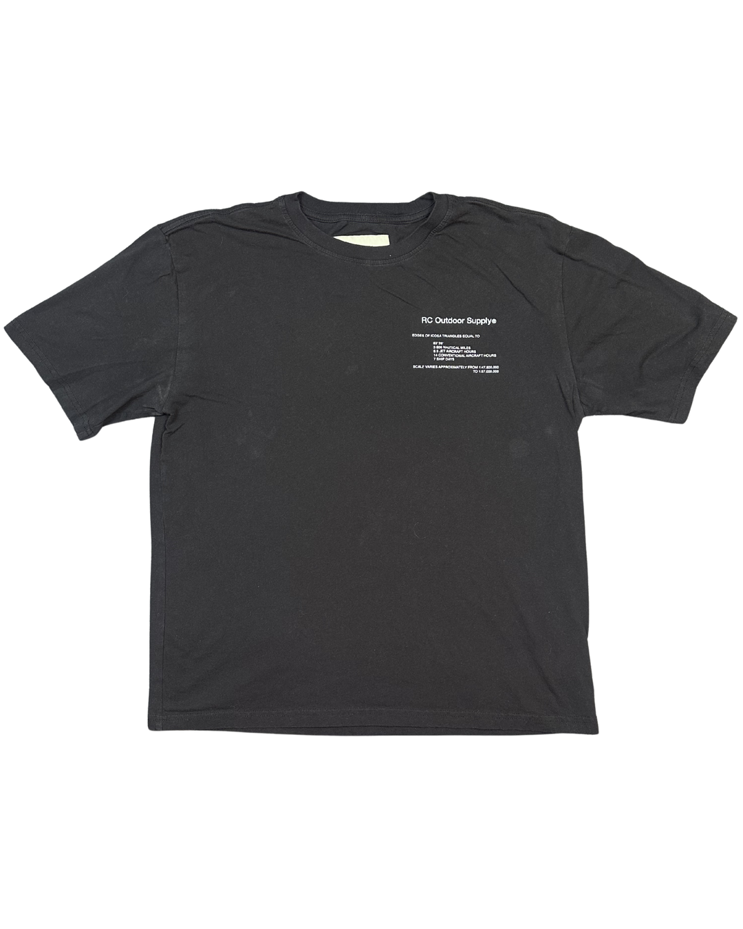 RC Outdoor Supply World Map Graphic T-Shirt (Medium)