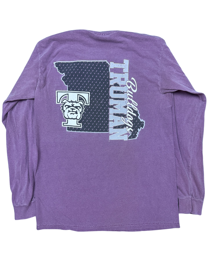 Comfort Colors Truman State Bulldogs Long Sleeve T-Shirt (Small)