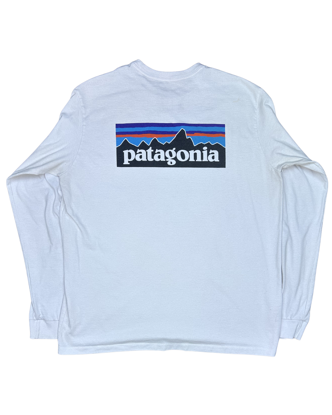 Patagonia P-6 Logo Long Sleeve T-Shirt (Large)